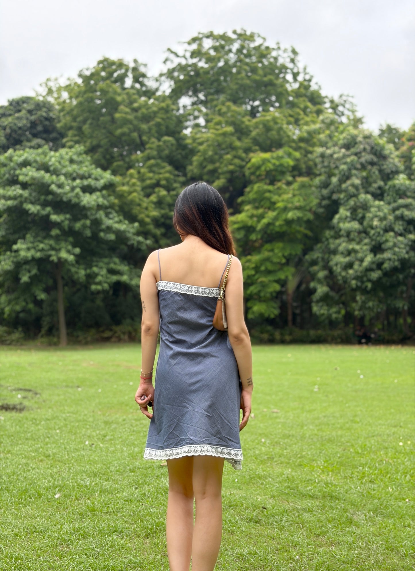 The Creme Blue Dress