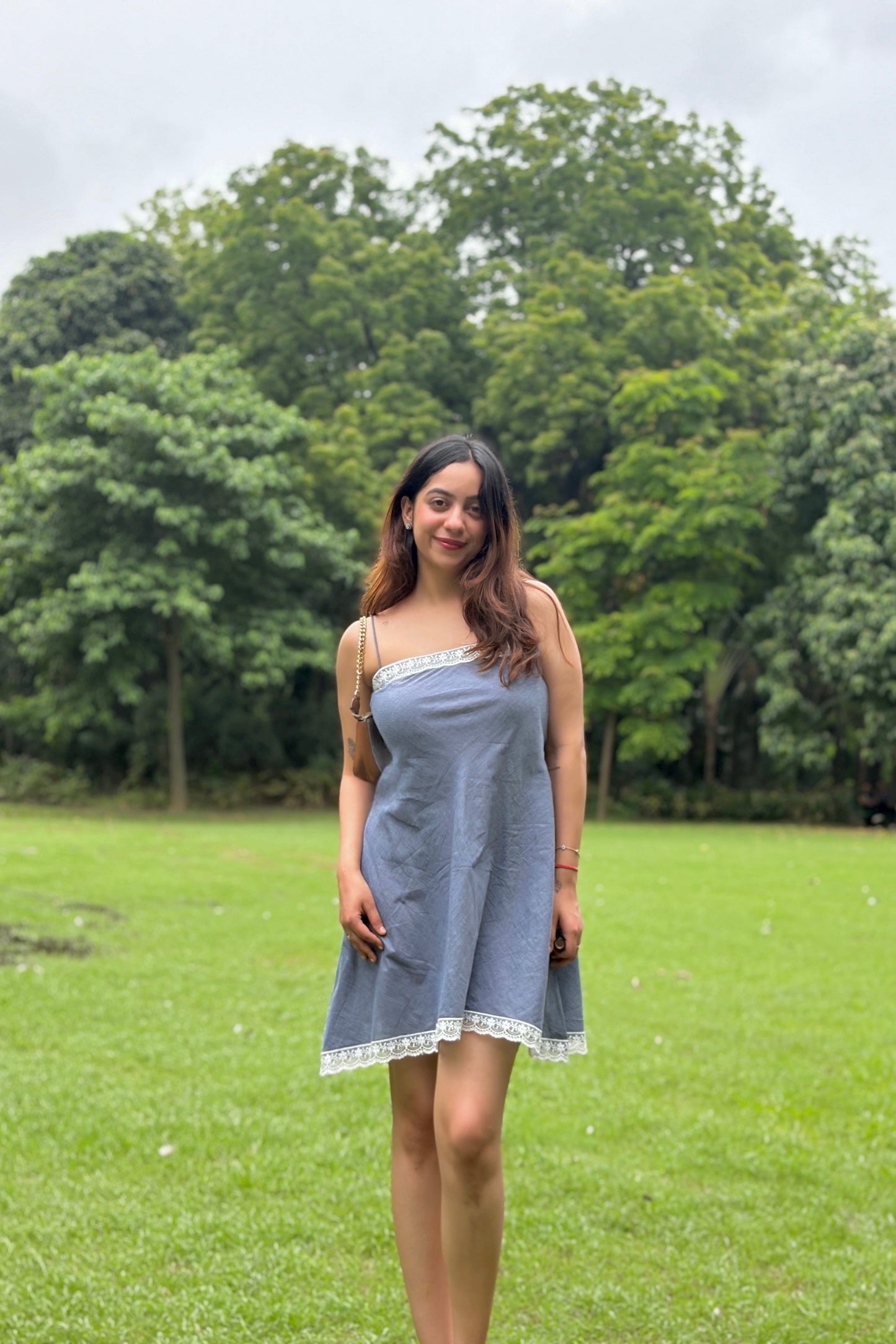 The Creme Blue Dress